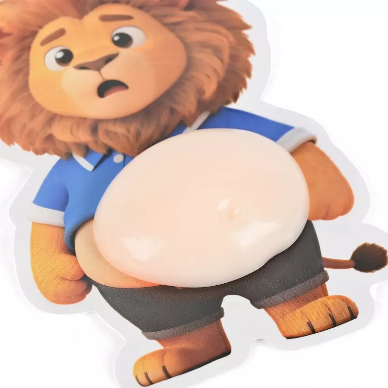Squishy Peach Butt Puffy Sticker